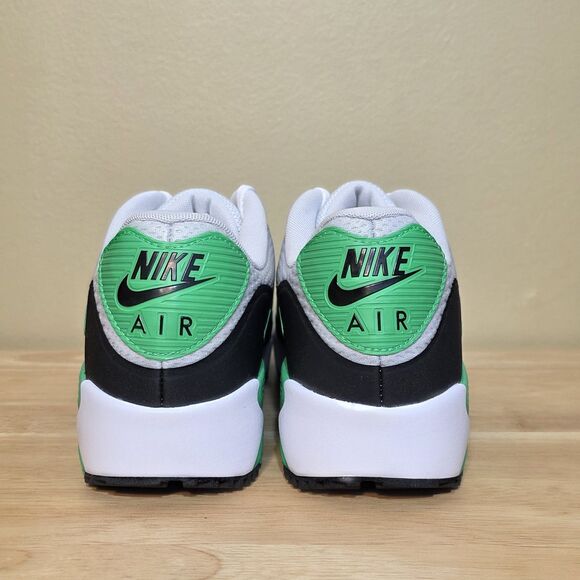 Nike Air Max 90 Golf Shoes White Green Waterproof Spikeless CU9978-003 Men\'s 9 main image 7